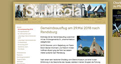 Desktop Screenshot of kirche-st-nicolai-foehr.de
